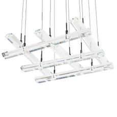 ITALUX MD8103-16B3 - Luster na lanku DIAMOND 4xGU10/50W/230V + 12xG4/10W