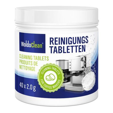 WoldoClean Čistiace tablety do kávovaru, 40 ks