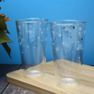 TEMPO-KONDELA HOTCOLD TYP 34, termo poháre, set 2 ks, s vločkami, 400 ml