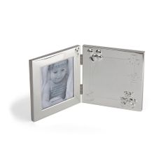 Kovový stojací/na stenu rámček v striebornej farbe 17x22 cm Happy Baby – Zilverstad