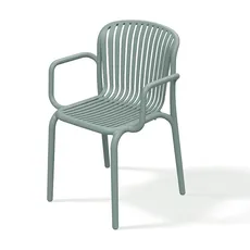 Prosperplast Zahradní židle s područkami BRENES 57,5x53x82,5 cm zelená