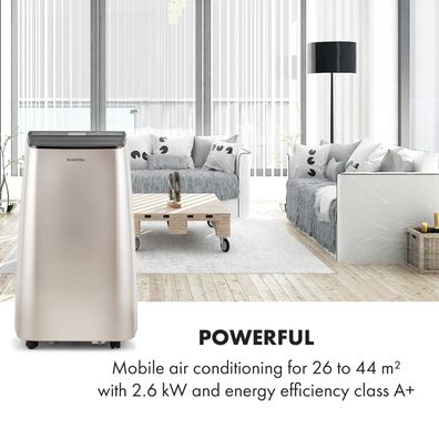 Klarstein Metrobreeze Paris, mobilná klimatizácia, 2,6kW, 9000BTU, EEC, A