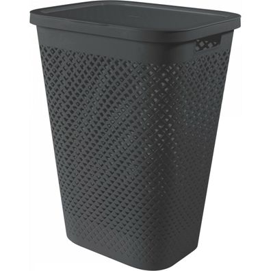 Curver Kôš na špinavú bielizeň Pure 55 l, antracit