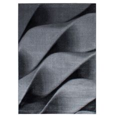 Ayyildiz , Kusový koberec Parma 9240 black, 200x290, šedá, chodba / predsieň