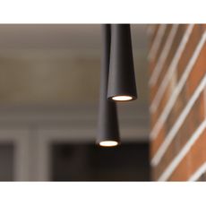 MAXLIGHT P0373 - LED Luster na lanku COFFEE LED/7W/230V pr. 3 cm čierna