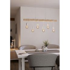 Eglo 43705 - Luster na lanku TOWNSHEND 6xE27/60W/230V