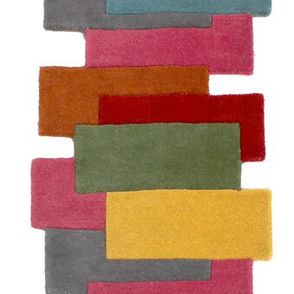 Flair Rugs koberce Behúň Abstract Collage Multi - 66x300 cm