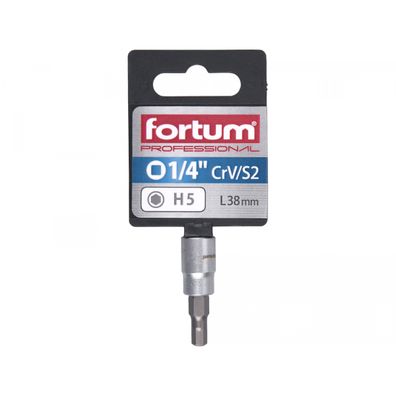 Hlavica zástrčná imbus, 1/4", HX 5, L 38mm, CrV/S2
