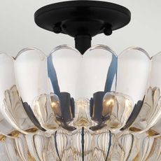 Quoizel QZ-WHITECAP-SF-M - Stropné svietidlo WHITECAP 4xE14/40W/230V pr. 39,5 cm