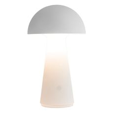 Biela vonkajšia stolová lampa na USB Sam - Sirius