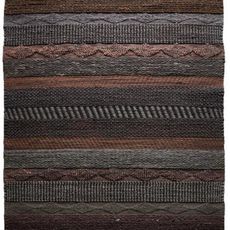 Diamond Carpets koberce Ručne viazaný kusový koberec Black Melange DE 2006 Multi Colour - 120x170 cm