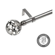 Kovová roztiahnuteľná garniža 122 - 211 cm – Casa Selección