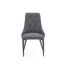Stolička K365 Velvet/Kov Šedá