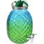 EH Nápojový dávkovač sklenený 4,5 l, zelená
