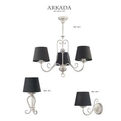 Jupiter 1204 - Stolná lampa ARKADA 1xE27/60W/230V