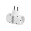 Solight P90 - Rozbočovacia zásuvka 1x2,5A+2x10A/230V