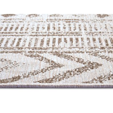 Hanse Home , Kusový koberec Twin Supreme 105416 Biri Linen – na von aj na doma, 160x230, hnedá, chodba / predsieň
