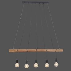 Leuchten Direkt 15515-18 - Luster na lanku DAMIAN 5xE27/60W/230V