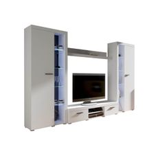 Obývacia stena OLIMP XL biela Varianta LED osvetlenie