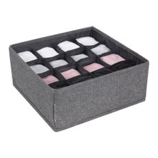 Sivý organizér do zásuvky s 16 priehradkami Bigso Box of Sweden Drawer