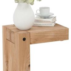 Linea Natura NOČNÝ STOLÍK, dub, farba duba, 41/45/32 cm