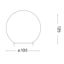 Ideal Lux - LED Stolná lampa CARTA 1xG9/3W/230V pr. 10 cm biela