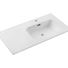 Comad Keramické zápustné umyvadlo Go 90 cm pravé bílé
