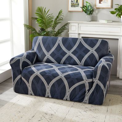 4Home Napínací poťah na kreslo Elegant modrá, 90-140 cm + obliečka na vankúšik zadarmo, 90-140 cm