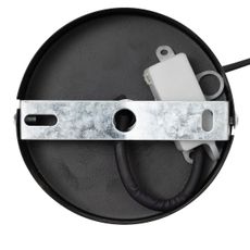 Atmosphera - Luster na lanku SAVIO 1xE27/40W/230V čierna