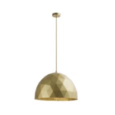 Luster na lanku DIAMENT 1xE27/60W/230V pr. 50 cm zlatá