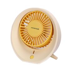 Aigostar - Stolný nabíjací ventilátor 3W/5V 1200mAh USB oranžová