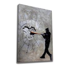 Wallity Obraz na plátne Broken heart WY45 70x100 cm