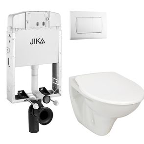 Cenovo zvýhodnený závesný WC set Jika na zamurovanie + WC Jika Nila KMPLJIKA