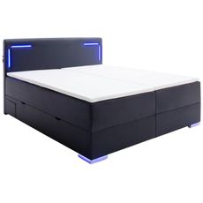 Xora BOXSPRINGOVÁ POSTEĽ, 180/200 cm, čierna