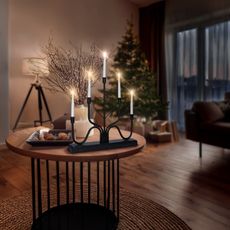 Brilagi - LED Vianočný svietnik LED/2xAA čierna