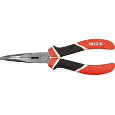 Zahnuté půlkulaté kleště 160 mm prodloužené CrV - YT-1945