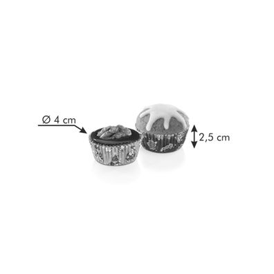 Cukrárske mini košíčky DELÍCIA ø 4 cm, 100 ks, vianočné
