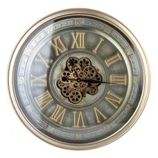 Mondex Since 1986R Nástěnné hodiny RAMSEY EXTRAVAGART 80 cm zlaté