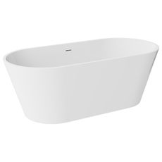 Voľne stojaca vaňa Deeva 180/80+ sifón čierny mat
