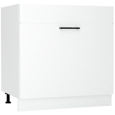 Kuchynská skrinka Max D80zl S/1 Zasl biela