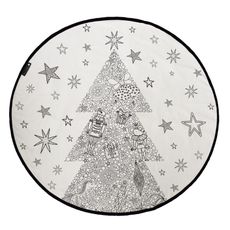 Butter Kings , TRHÁK: KOBEREC - OMAĽOVÁNKY - Nut Cracker, 130x130 (priemer) kruh, biela, detská izba