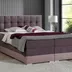 Posteľ Boxspring Damasia 200 x 180, šedá / čierna (DMS 03)