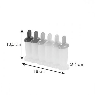 Tescoma Bambini 668218.00 Tvorítka na zmrzlinu BAMBINI, 6 ks, S