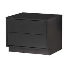 Čierny modulárny TV stolík z borovicového dreva 50x40 cm Finca – WOOOD