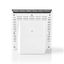 Nedis WEST404BK - Meteostanica s farebným LCD displejom 230V/3xAAA + 2xAA čierna