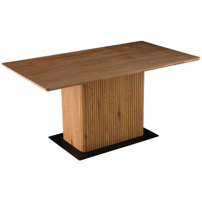 MID.YOU JEDÁLENSKÝ STÔL, dub, farba vlašského orecha, 160/75/90 cm