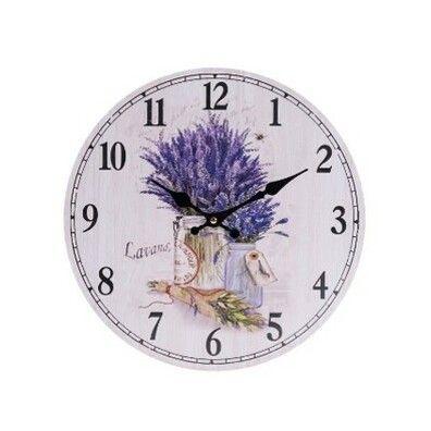 Nástenné hodiny Provence, pr. 34 cm, drevo