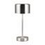 LED stmievateľná stolová lampa v striebornej farbe (výška 30 cm) Jeff – Trio