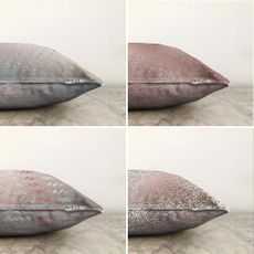 Súprava 4 obliečok na vankúše Minimalist Cushion Covers Glitters, 55 x 55 cm