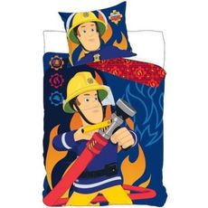 Posteľné obliečky Požiarnik Sam - Fireman Sam - 100% bavlna - 70 x 90 cm + 140 x 200 cm